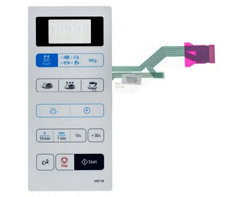 Сенсорная панель управления (мембрана, клавиатура) для микроволновой печи- DE34-00361B