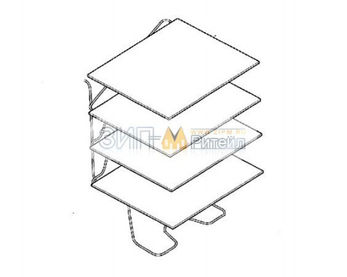 Испаритель в сборе для морозильной камеры Electrolux, Zanussi, Aeg - 2266722053