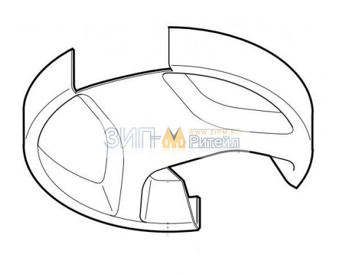 Крышка пластиковая с уплотнением для водонагревателя Ariston - 993101