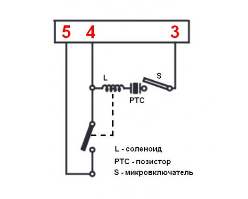 Устройство блокировки люка (УБЛ) для стиральной машины Ariston, Indesit - 294848